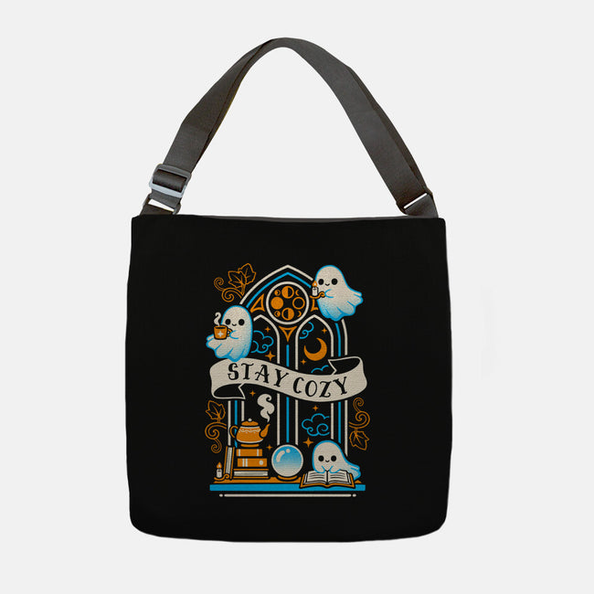 Stay Cozy And Spooky-None-Adjustable Tote-Bag-NemiMakeit