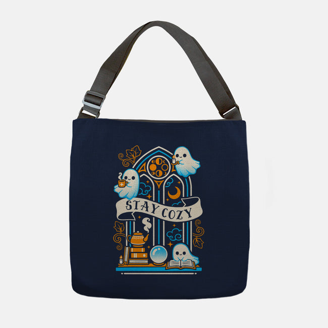 Stay Cozy And Spooky-None-Adjustable Tote-Bag-NemiMakeit