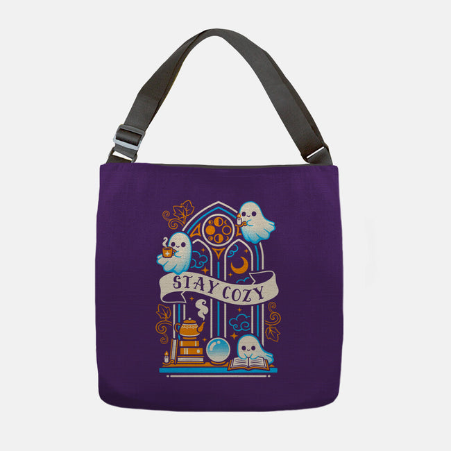 Stay Cozy And Spooky-None-Adjustable Tote-Bag-NemiMakeit