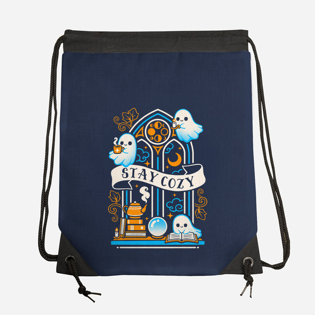 Stay Cozy And Spooky-None-Drawstring-Bag-NemiMakeit