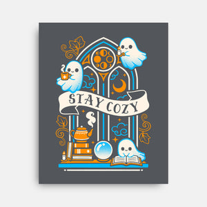 Stay Cozy And Spooky-None-Stretched-Canvas-NemiMakeit