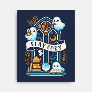 Stay Cozy And Spooky-None-Stretched-Canvas-NemiMakeit