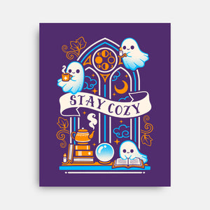Stay Cozy And Spooky-None-Stretched-Canvas-NemiMakeit