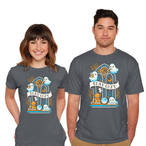 Stay Cozy And Spooky-Mens-Basic-Tee-NemiMakeit