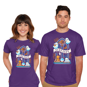 Stay Cozy And Spooky-Mens-Basic-Tee-NemiMakeit