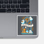 Stay Cozy And Spooky-None-Glossy-Sticker-NemiMakeit