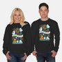 Stay Cozy And Spooky-Unisex-Crew Neck-Sweatshirt-NemiMakeit