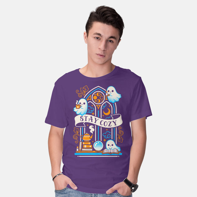 Stay Cozy And Spooky-Mens-Basic-Tee-NemiMakeit