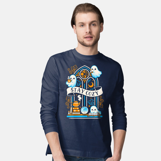 Stay Cozy And Spooky-Mens-Long Sleeved-Tee-NemiMakeit