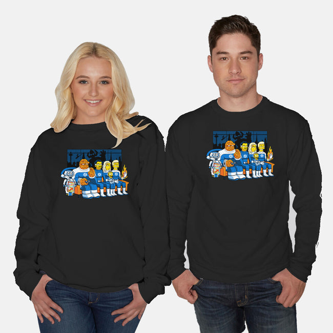 Cromulent Four-Unisex-Crew Neck-Sweatshirt-PrimePremne