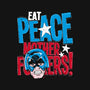Eat Peace-None-Adjustable Tote-Bag-teesgeex