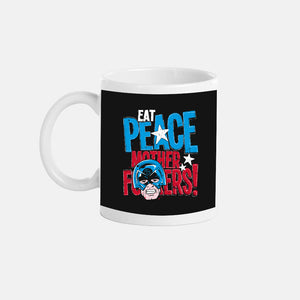 Eat Peace-None-Mug-Drinkware-teesgeex