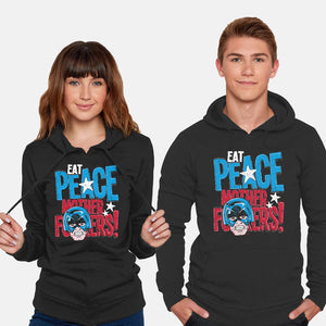 Eat Peace-Unisex-Pullover-Sweatshirt-teesgeex