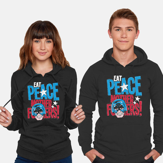 Eat Peace-Unisex-Pullover-Sweatshirt-teesgeex