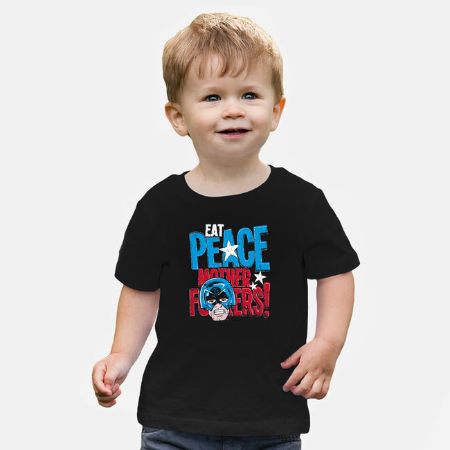 Eat Peace-Baby-Basic-Tee-teesgeex