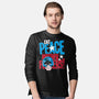 Eat Peace-Mens-Long Sleeved-Tee-teesgeex