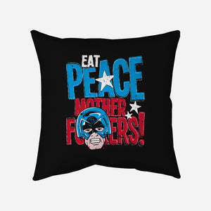 Eat Peace-None-Removable Cover w Insert-Throw Pillow-teesgeex