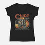 Industrial Automation-Womens-V-Neck-Tee-glitchygorilla