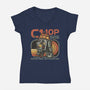 Industrial Automation-Womens-V-Neck-Tee-glitchygorilla