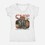 Industrial Automation-Womens-V-Neck-Tee-glitchygorilla
