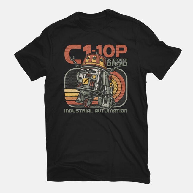 Industrial Automation-Womens-Fitted-Tee-glitchygorilla
