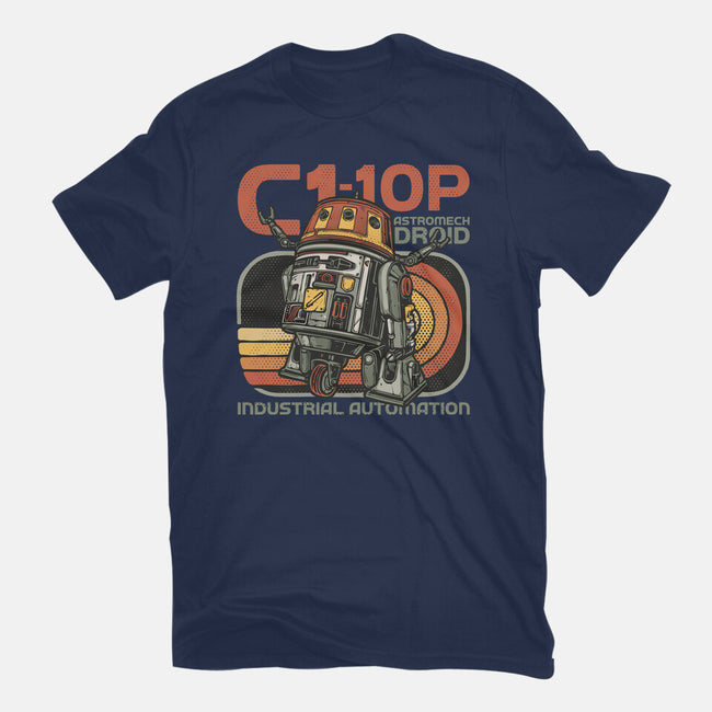 Industrial Automation-Womens-Fitted-Tee-glitchygorilla