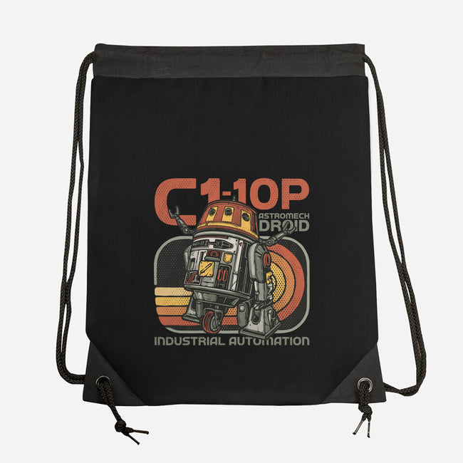 Industrial Automation-None-Drawstring-Bag-glitchygorilla
