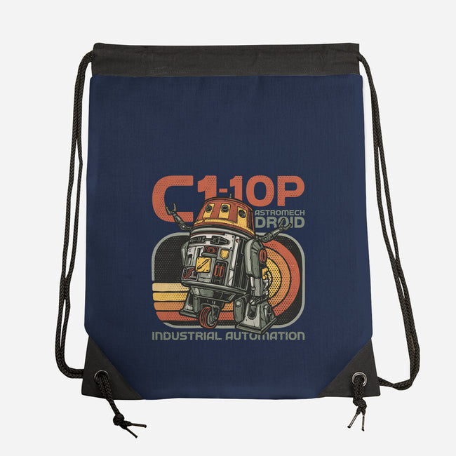 Industrial Automation-None-Drawstring-Bag-glitchygorilla