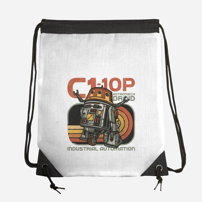 Industrial Automation-None-Drawstring-Bag-glitchygorilla