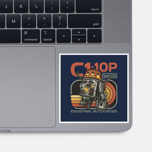 Industrial Automation-None-Glossy-Sticker-glitchygorilla