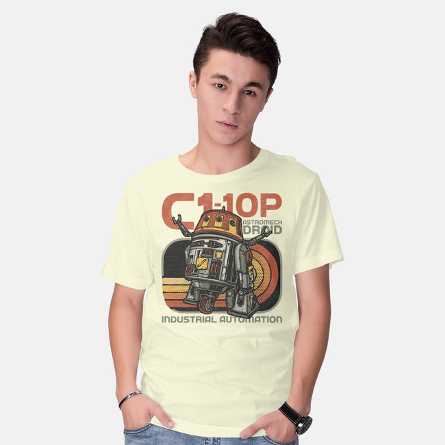 Industrial Automation-Mens-Basic-Tee-glitchygorilla