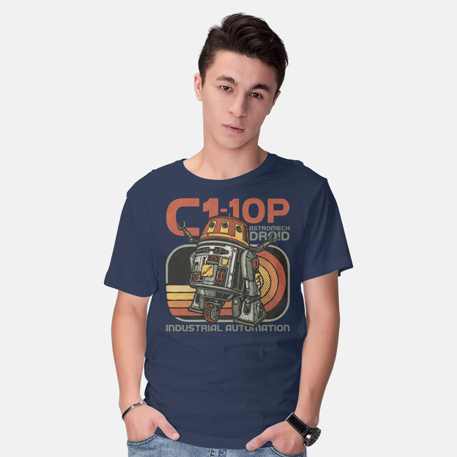 Industrial Automation-Mens-Basic-Tee-glitchygorilla