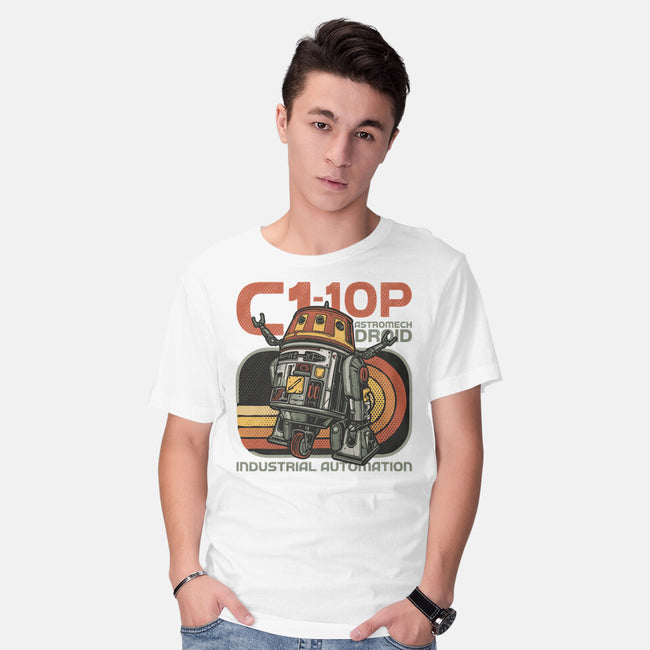 Industrial Automation-Mens-Basic-Tee-glitchygorilla