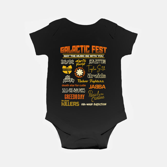 Galactic Fest-Baby-Basic-Onesie-kg07