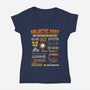 Galactic Fest-Womens-V-Neck-Tee-kg07