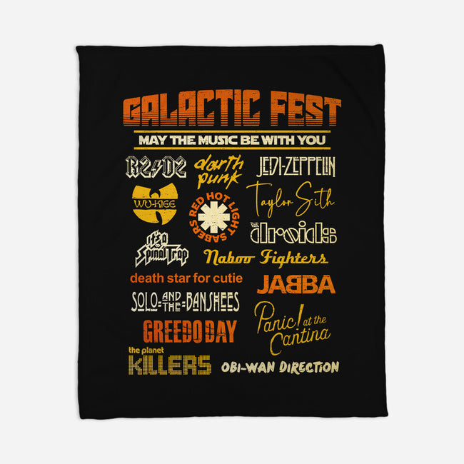 Galactic Fest-None-Fleece-Blanket-kg07