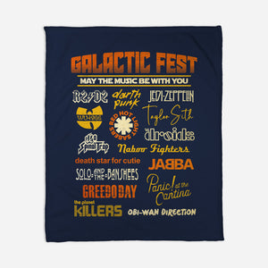 Galactic Fest-None-Fleece-Blanket-kg07