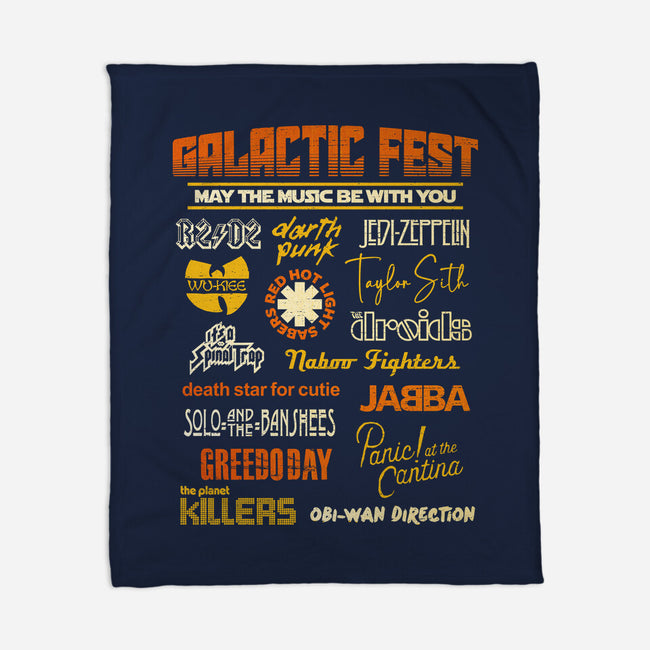 Galactic Fest-None-Fleece-Blanket-kg07