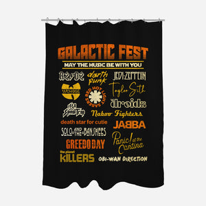 Galactic Fest-None-Polyester-Shower Curtain-kg07