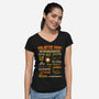 Galactic Fest-Womens-V-Neck-Tee-kg07