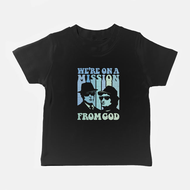 On A Mission From God-Baby-Basic-Tee-kg07
