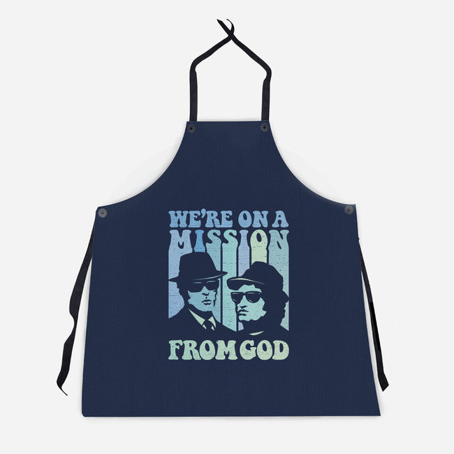 On A Mission From God-Unisex-Kitchen-Apron-kg07