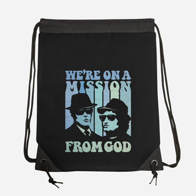 On A Mission From God-None-Drawstring-Bag-kg07