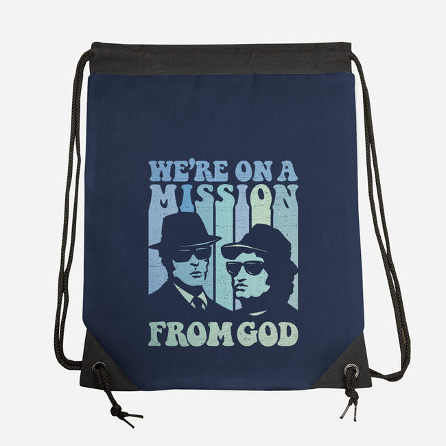 On A Mission From God-None-Drawstring-Bag-kg07