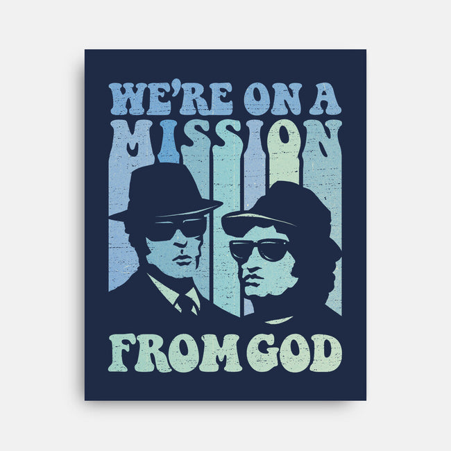 On A Mission From God-None-Stretched-Canvas-kg07
