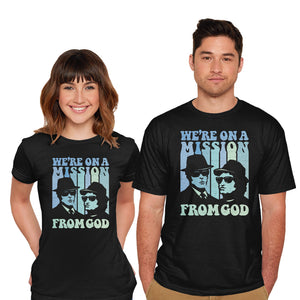 On A Mission From God-Mens-Basic-Tee-kg07