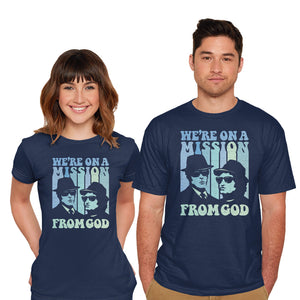 On A Mission From God-Mens-Basic-Tee-kg07