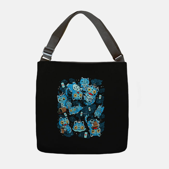 Magic Tiger-None-Adjustable Tote-Bag-Vallina84