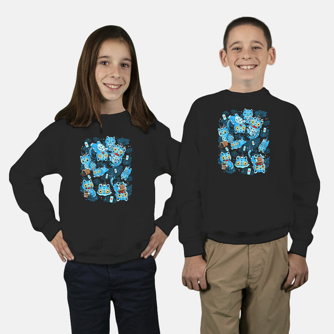 Magic Tiger-Youth-Crew Neck-Sweatshirt-Vallina84