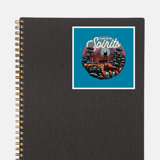 A Place For The Spirits-None-Glossy-Sticker-glitchygorilla